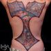 Tattoos - Full Back Fractal Tattoo - 76072